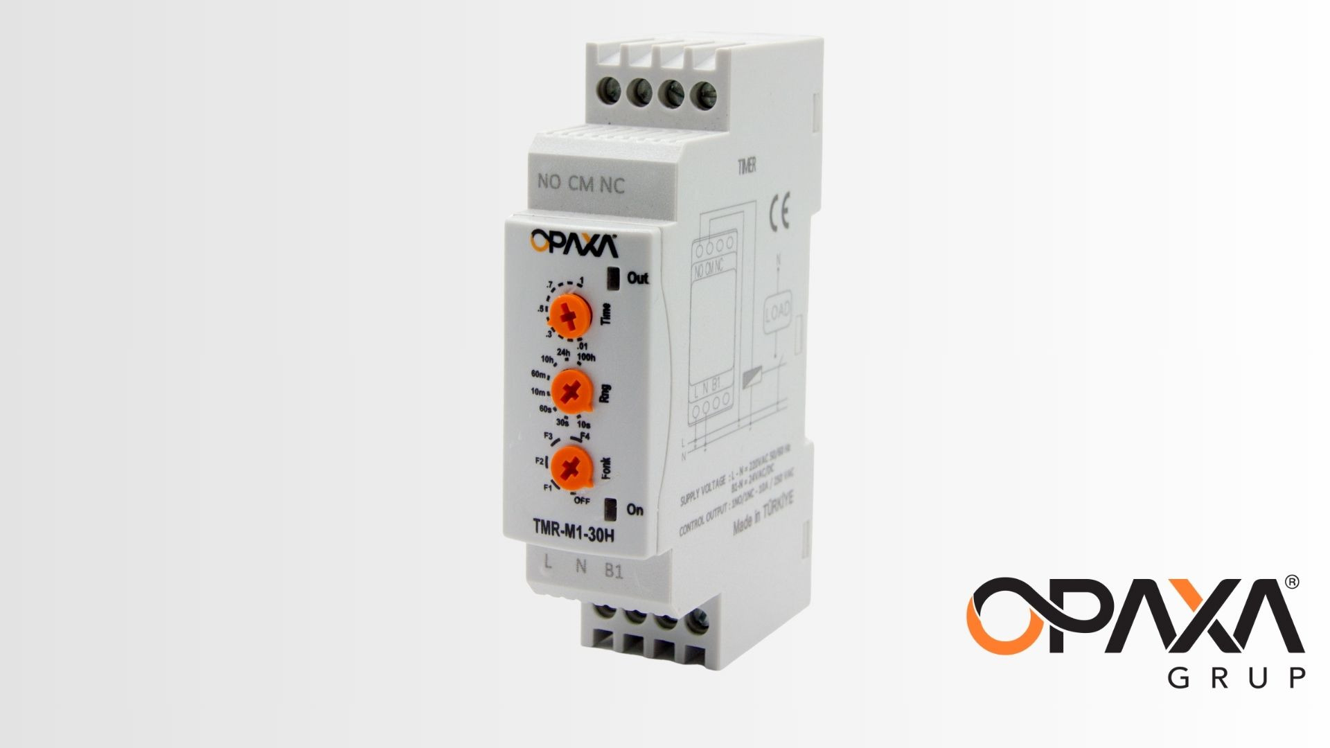 TMR-M1-30H Opaxa Zaman Röleleri