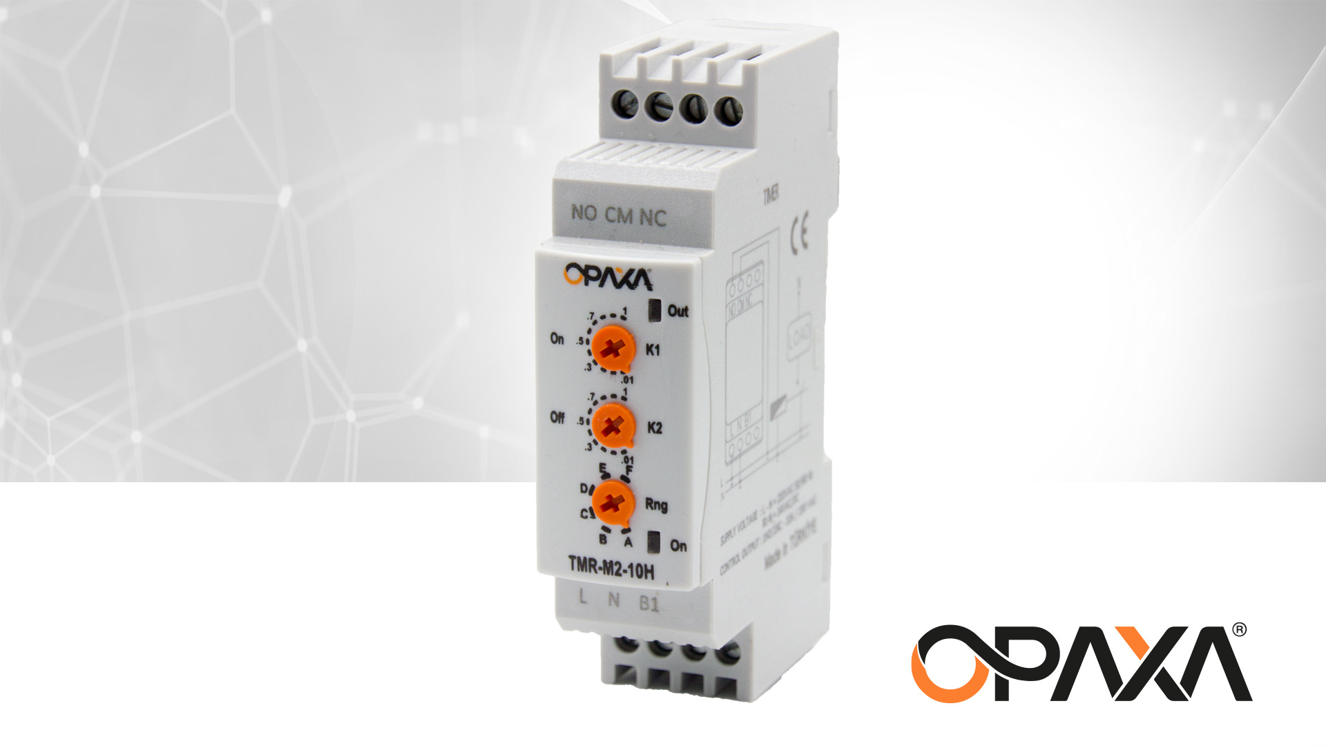 TMR-M2-10H Opaxa Zaman Röleleri